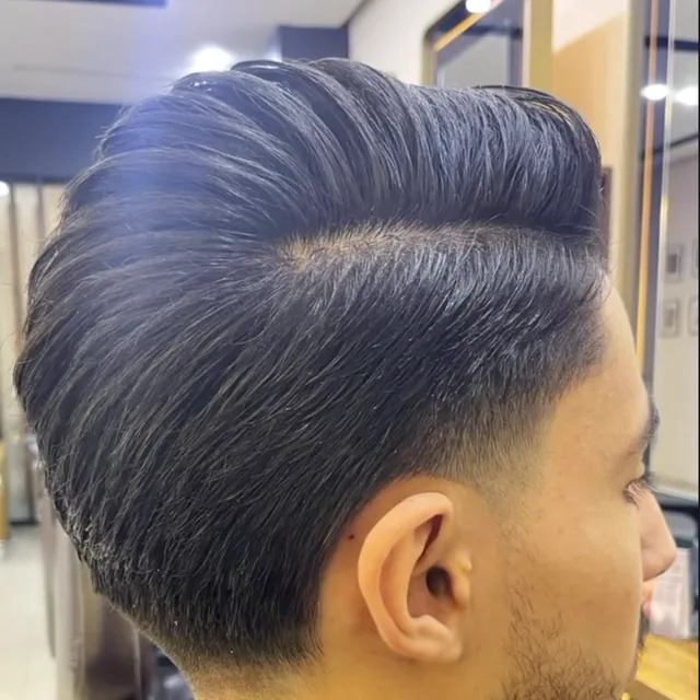 Résultat d'une coupe homme chez Gentleman Coiffure